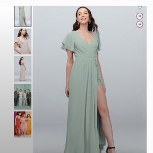 Sage bridesmaid dress